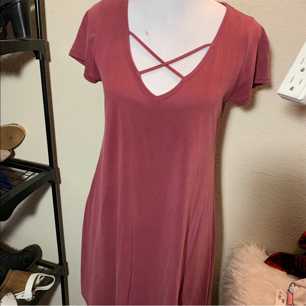 Super cute mauve pink dress